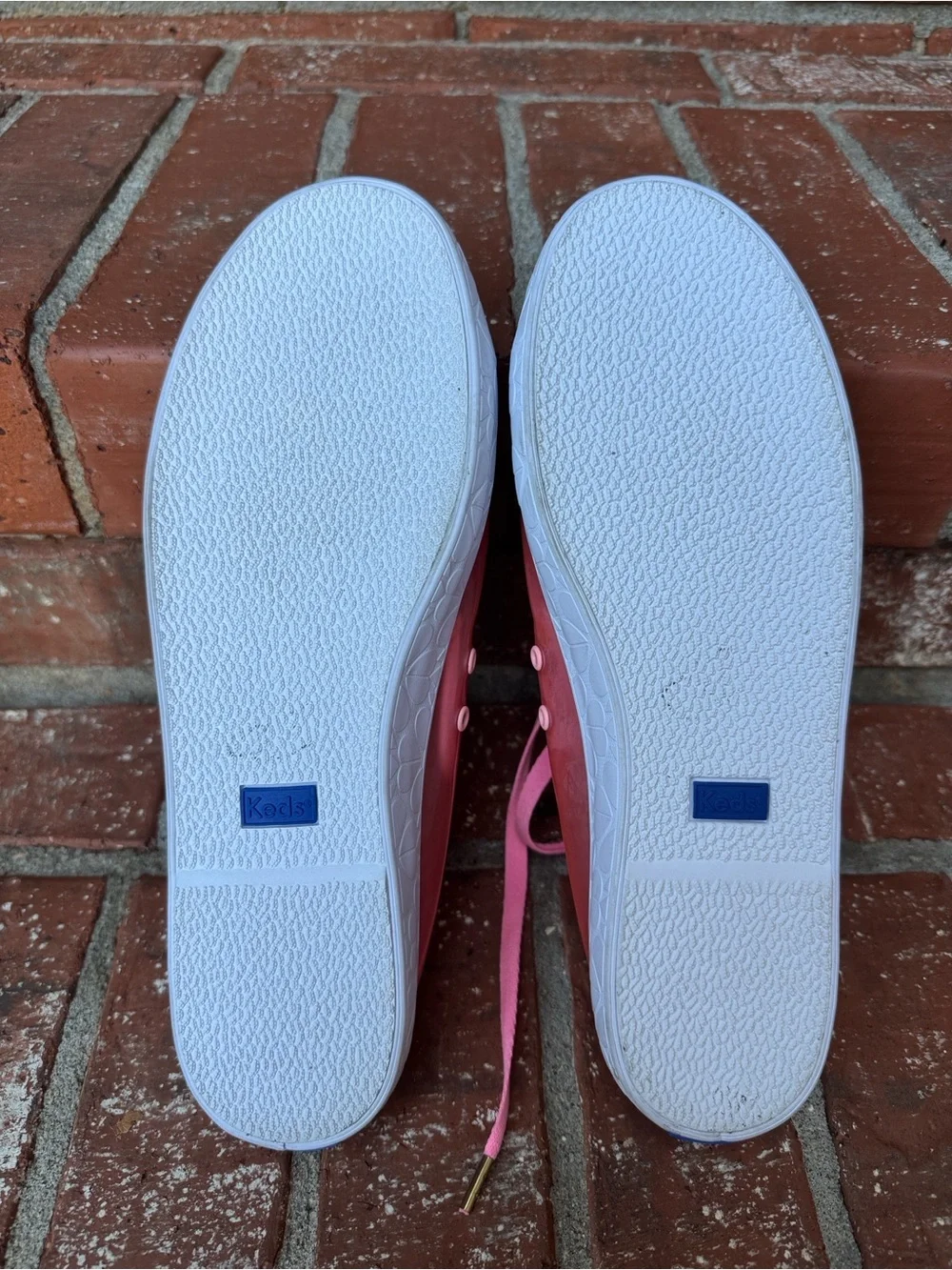 Keds x Kate Spade Clear Pink Sheer TPU Mesh Lace Up Sneaker Women's Size 8